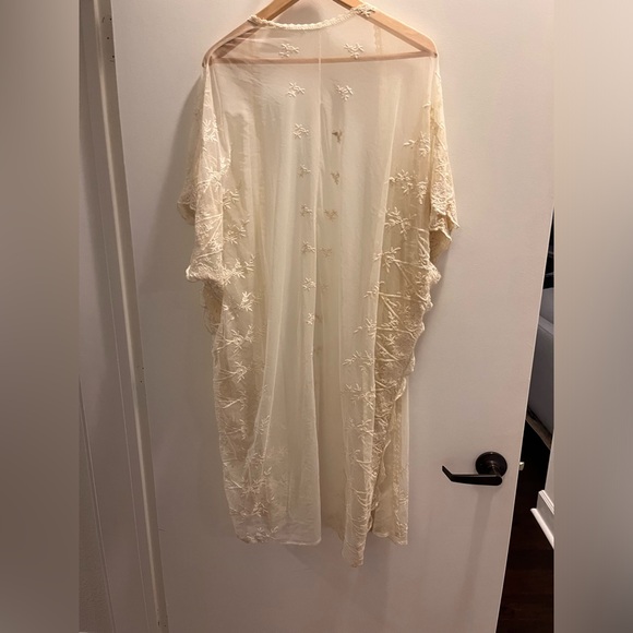 Top Shop lace tops coverups duster bundle lot 2 total - Picture 8 of 9